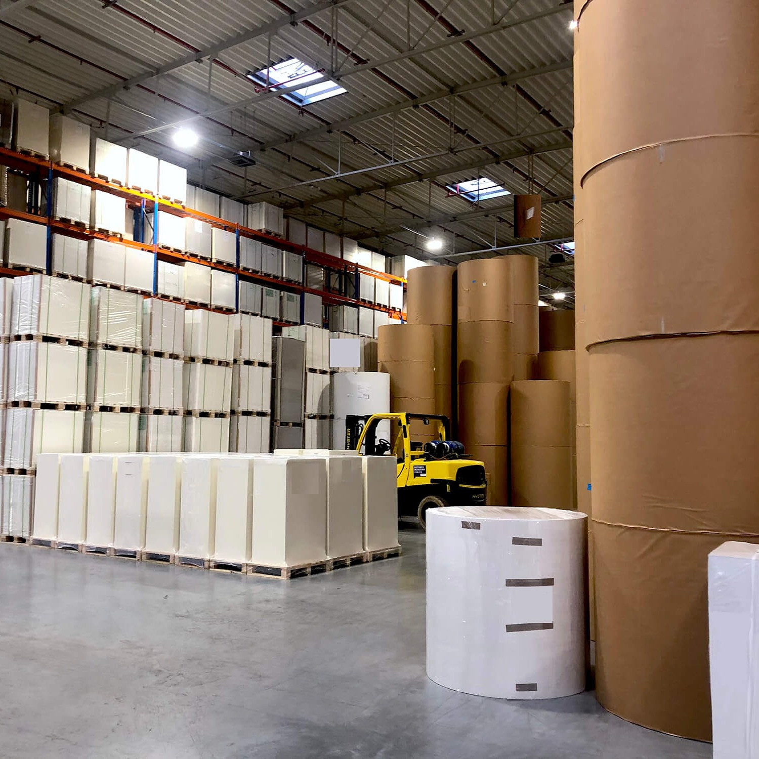 paper in warehouse